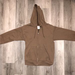 hanes eco smart zip up